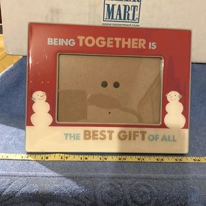 Snowman Picture Frame